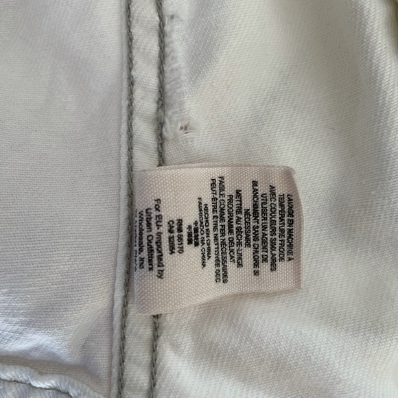 Free People Distressed Hooded Jean Jacket Size: XS - Picture 13 of 13